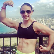 Teen muscle girl Gymnast Abby